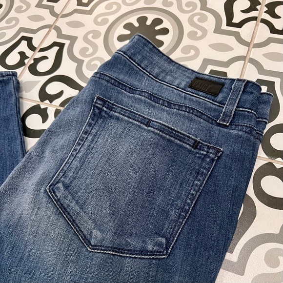 👖PAIGE DENIM Skyline Skinny Ultra-Soft Women’s Jeans Size 30 Medium Wash - Picture 4 of 8